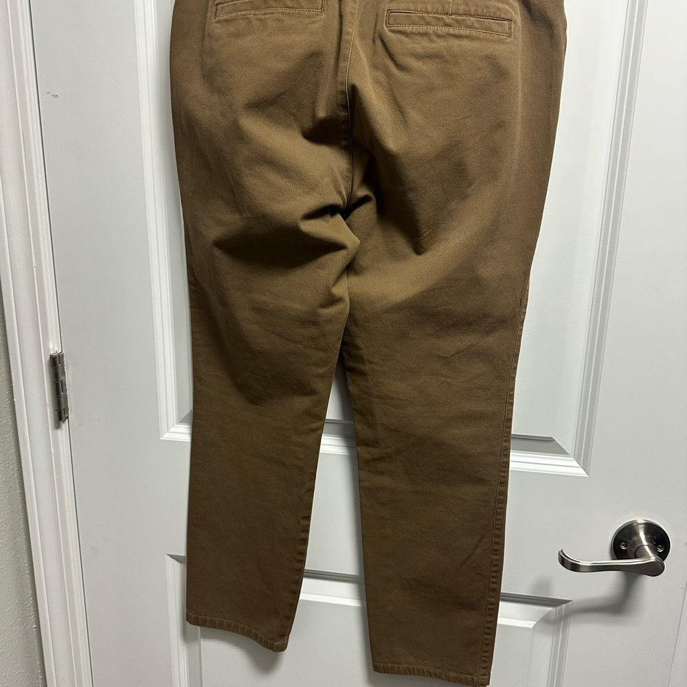 Lauren Ralph Lauren Brown Straight-Leg Pants Size 10P - Picture 4 of 4